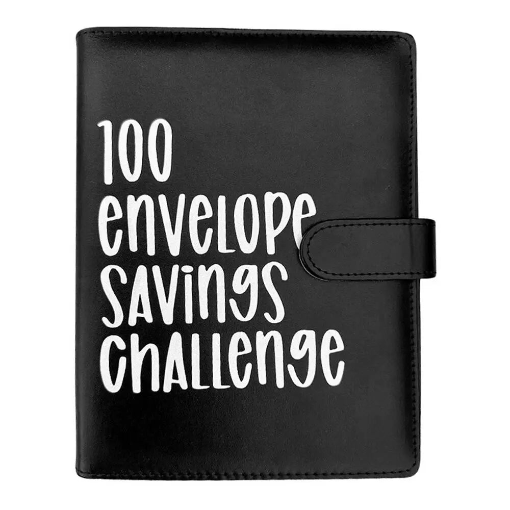 100 Envelope Saving Challenge Binder, Budget Binder, Monthly Budget Planner and Savings Challenge Planner, Money Organizer Notebook, Savings Tracker Organizer