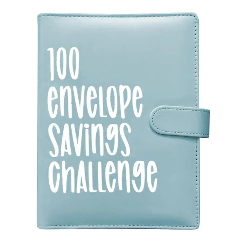 100 Envelope Saving Challenge Binder, Budget Binder, Monthly Budget Planner and Savings Challenge Planner, Money Organizer Notebook, Savings Tracker Organizer