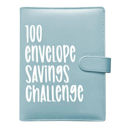 100 Envelope Saving Challenge Binder, Budget Binder, Monthly Budget Planner and Savings Challenge Planner, Money Organizer Notebook, Savings Tracker Organizer