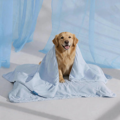 Bedsure Cooling Thin & Thick Mat for Dogs – Q-MAX>0.4 Washable Pet Cooling Pad, No Gel, No Electric, Non-Slip Summer Crate Bed for Large Dogs