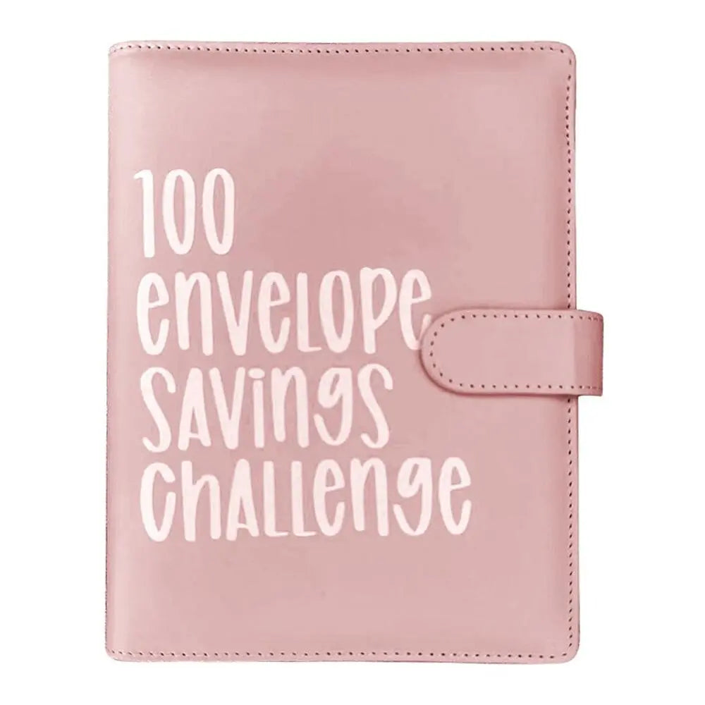 100 Envelope Saving Challenge Binder, Budget Binder, Monthly Budget Planner and Savings Challenge Planner, Money Organizer Notebook, Savings Tracker Organizer
