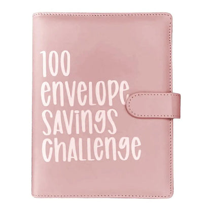 100 Envelope Saving Challenge Binder, Budget Binder, Monthly Budget Planner and Savings Challenge Planner, Money Organizer Notebook, Savings Tracker Organizer