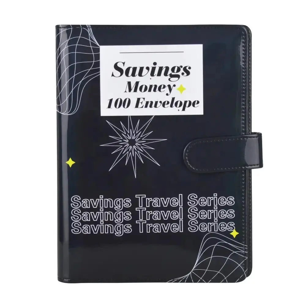 100 Envelope Saving Challenge Binder, Budget Binder, Monthly Budget Planner and Savings Challenge Planner, Money Organizer Notebook, Savings Tracker Organizer